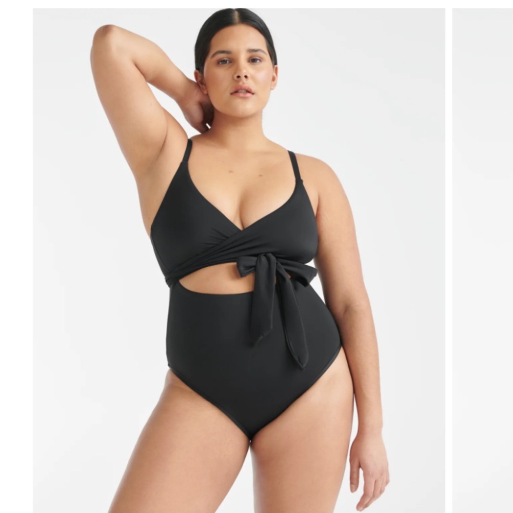 Knix one piece with custom wrap detail, a bikini/ one piece